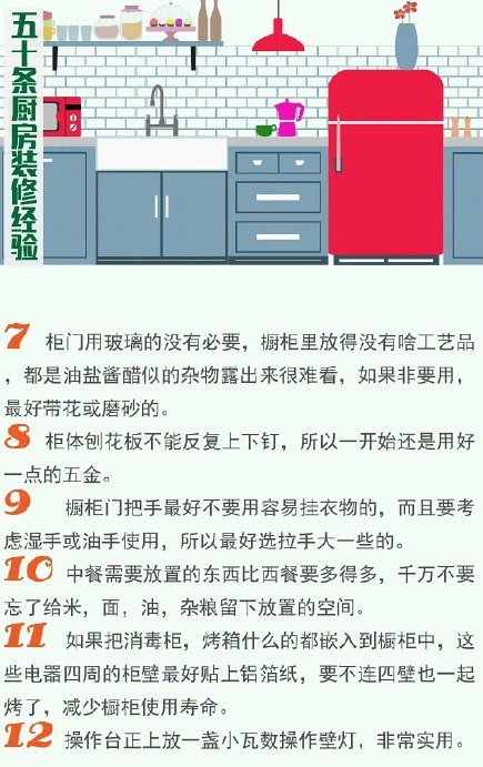 新房裝修廚房不能省，遠景裝飾50條廚房裝修經(jīng)驗