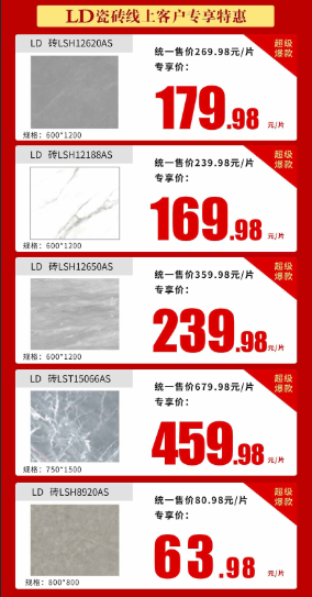 遠(yuǎn)景裝飾2.21線上主材特惠活動即將開啟！